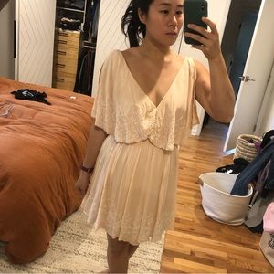 Free People pink wrap dress S/P